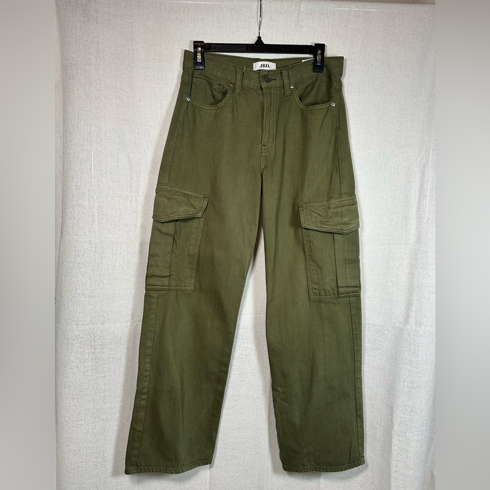 JBD Olive Green Cargo Wide Leg Pants size 26